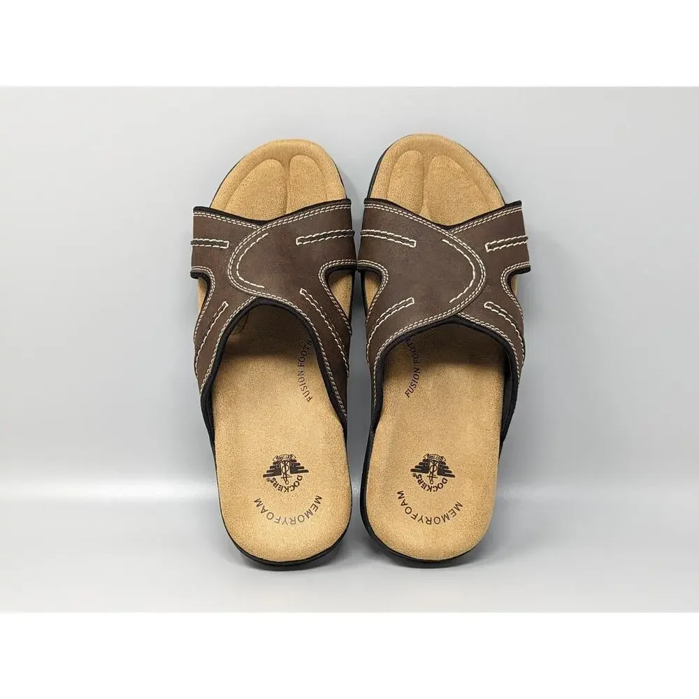 Dockers Sunland Casual Memory Foam Comfort Outdoor Slip-on Slide Sandals Size 11